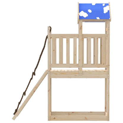 Outdoor Playset Solid Wood Pine