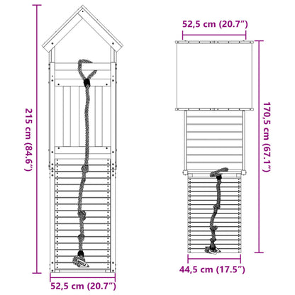 Outdoor Playset Impregnated Wood Pine