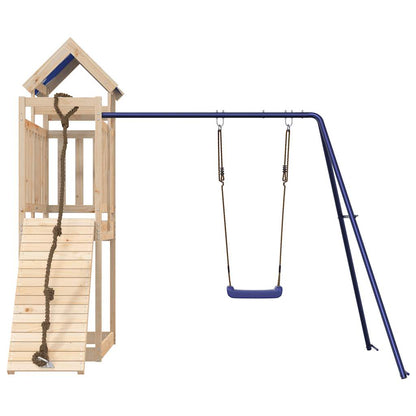 Outdoor Playset Solid Wood Pine