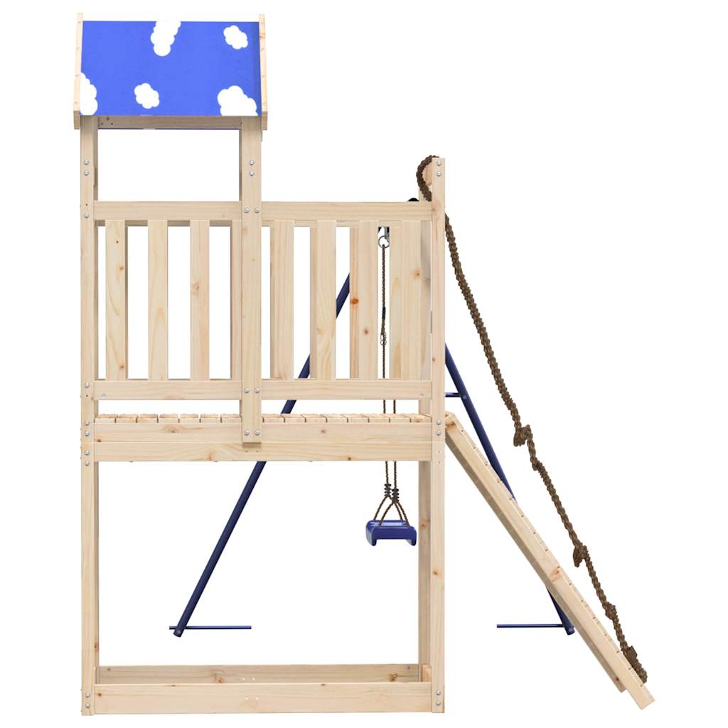 Outdoor Playset Solid Wood Pine