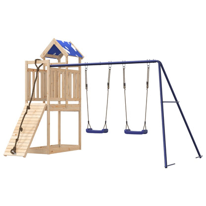 Outdoor Playset Solid Wood Pine