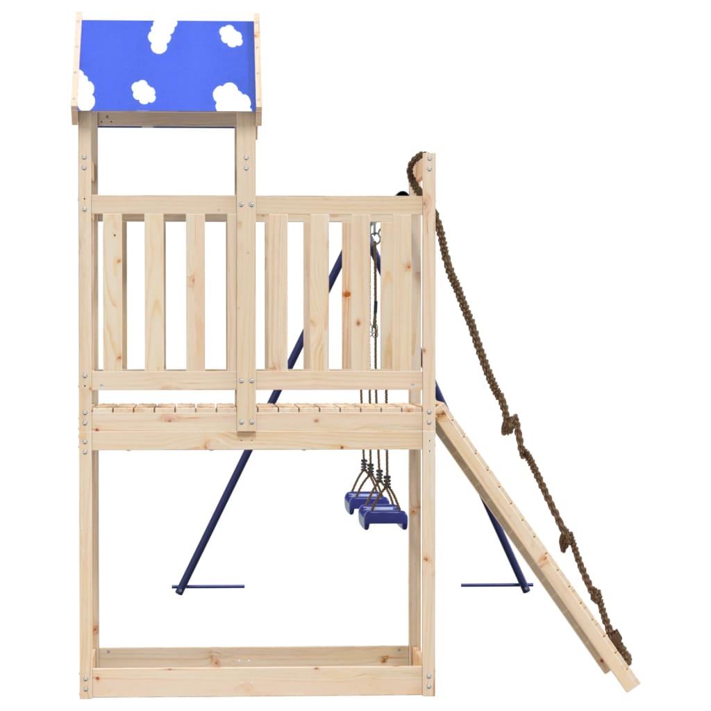 Outdoor Playset Solid Wood Pine