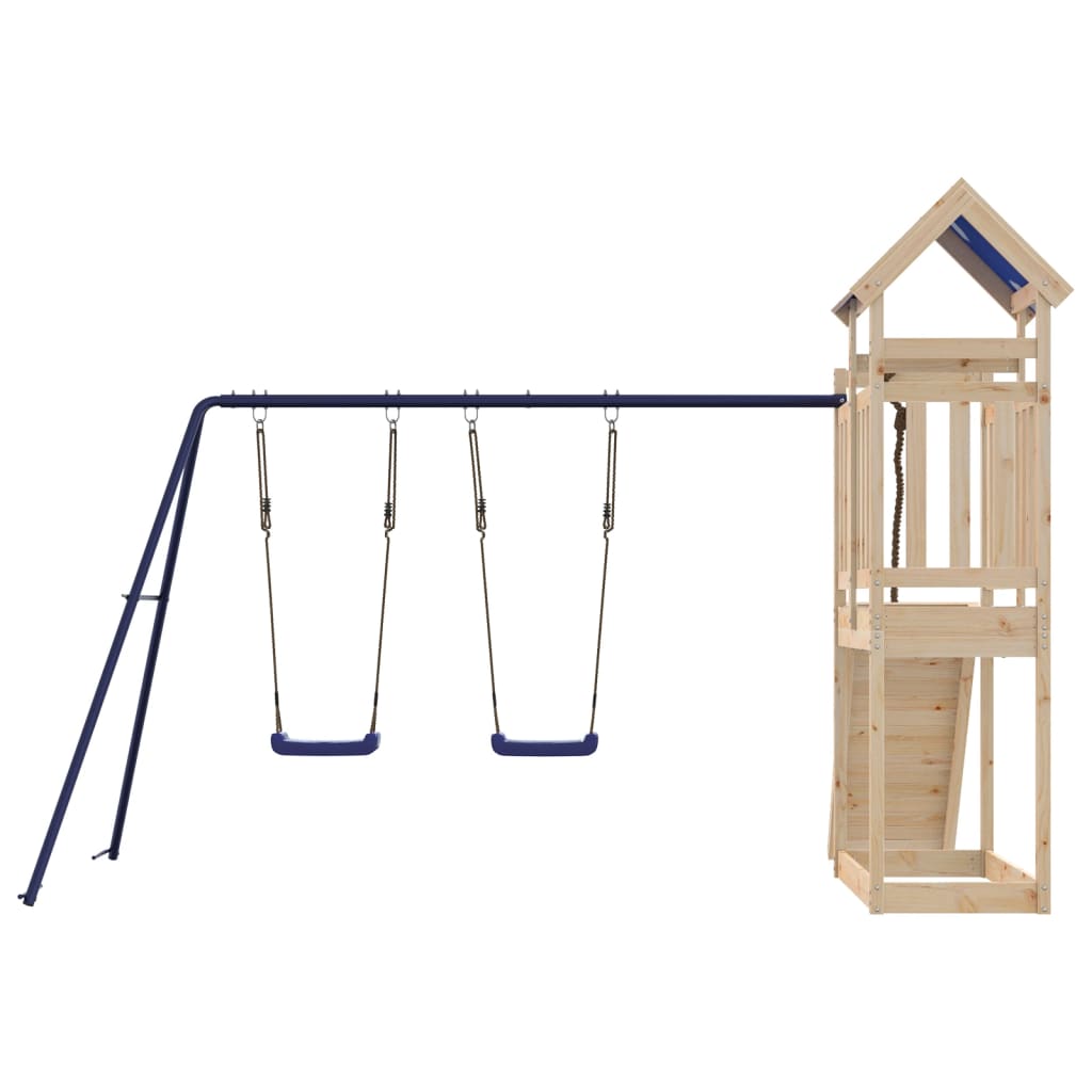 Outdoor Playset Solid Wood Pine