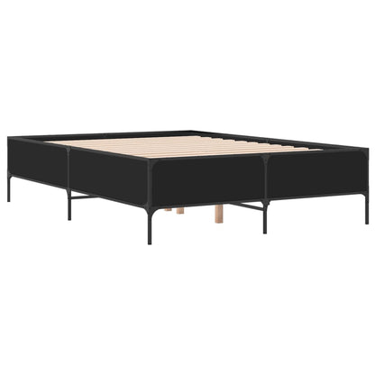 Bed Frame without Mattress Black 160x200 cm