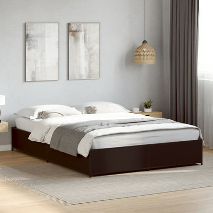 Bed Frame without Mattress Black 120x190 cm Small Double