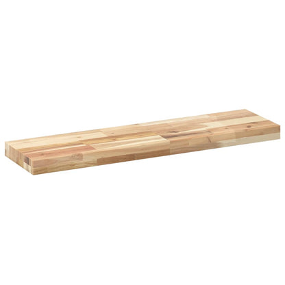 Floating Shelves 2 pcs 80x20x4 cm Untreated Solid Wood Acacia