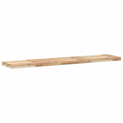 Floating Shelf 160x30x4 cm Untreated Solid Wood Acacia