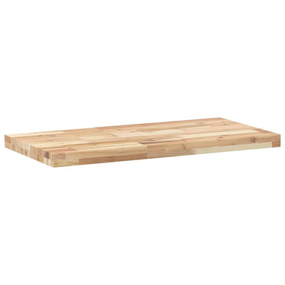 Floating Shelf 60x40x4 cm Untreated Solid Wood Acacia