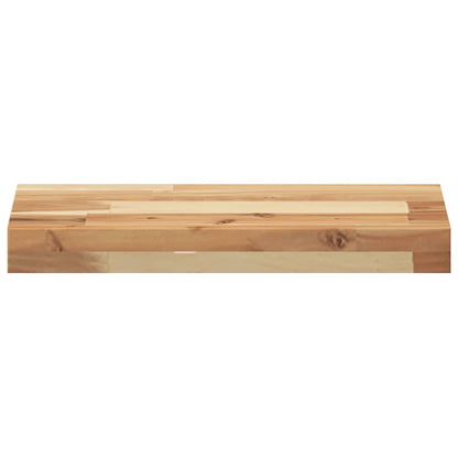 Floating Shelf 60x20x4 cm Oil Finished Solid Wood Acacia