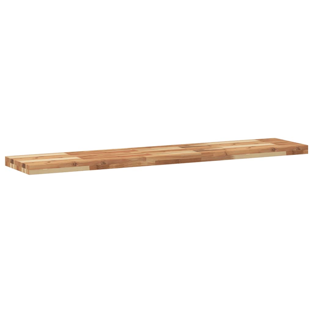 Floating Shelves 2 pcs 120x30x4 cm Oil Finished Solid Wood Acacia