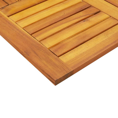 Table Top 70x70x2 cm Square Solid Wood Acacia