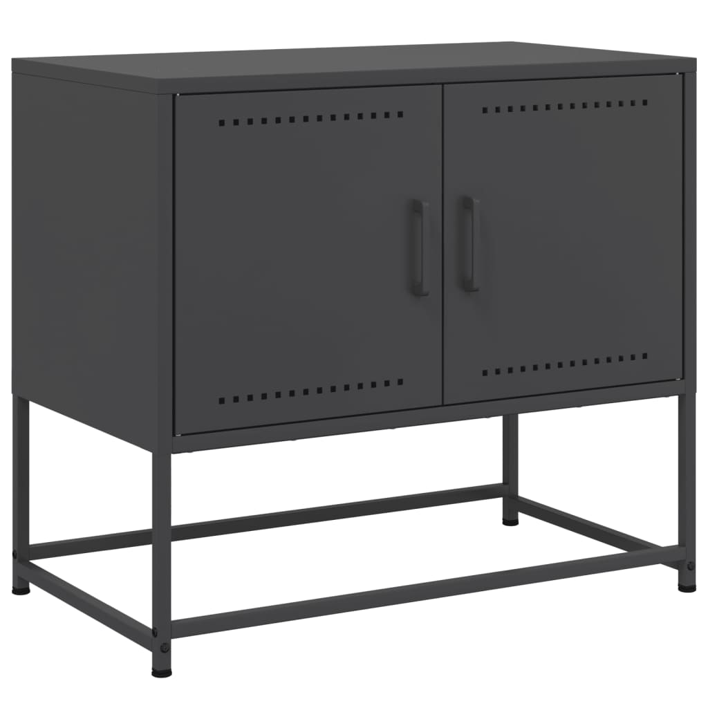 TV Cabinet Black 68.5x39x60.5 cm Steel