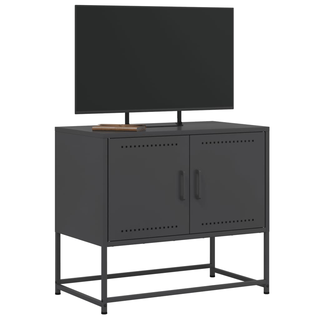 TV Cabinet Black 68.5x39x60.5 cm Steel