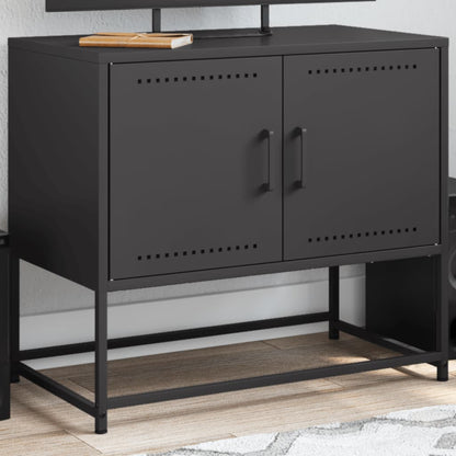 TV Cabinet Black 68.5x39x60.5 cm Steel