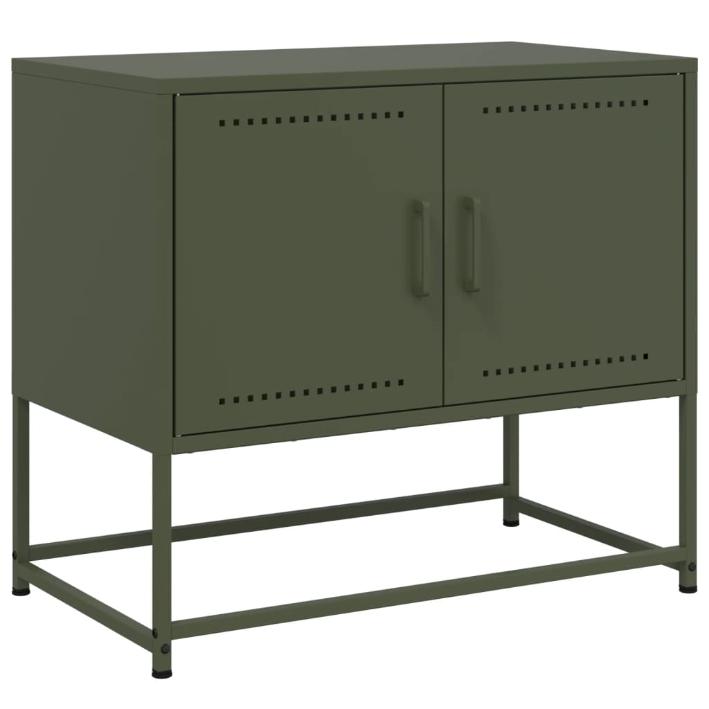 TV Cabinet Olive Green 68.5x39x60.5 cm Steel