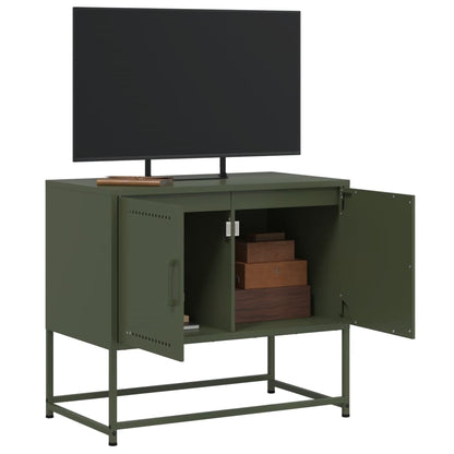 TV Cabinet Olive Green 68.5x39x60.5 cm Steel