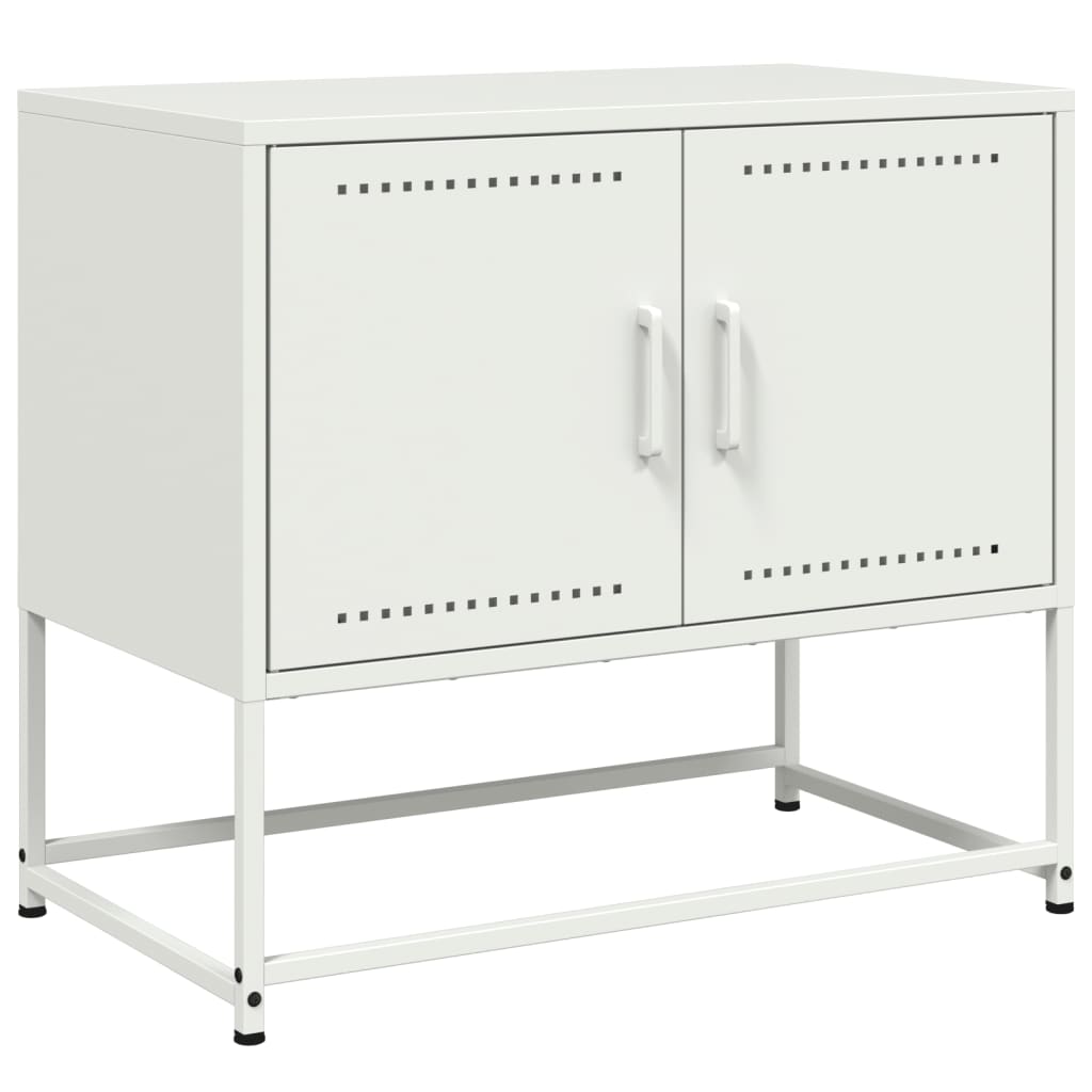 TV Cabinet White 68.5x39x60.5 cm Steel