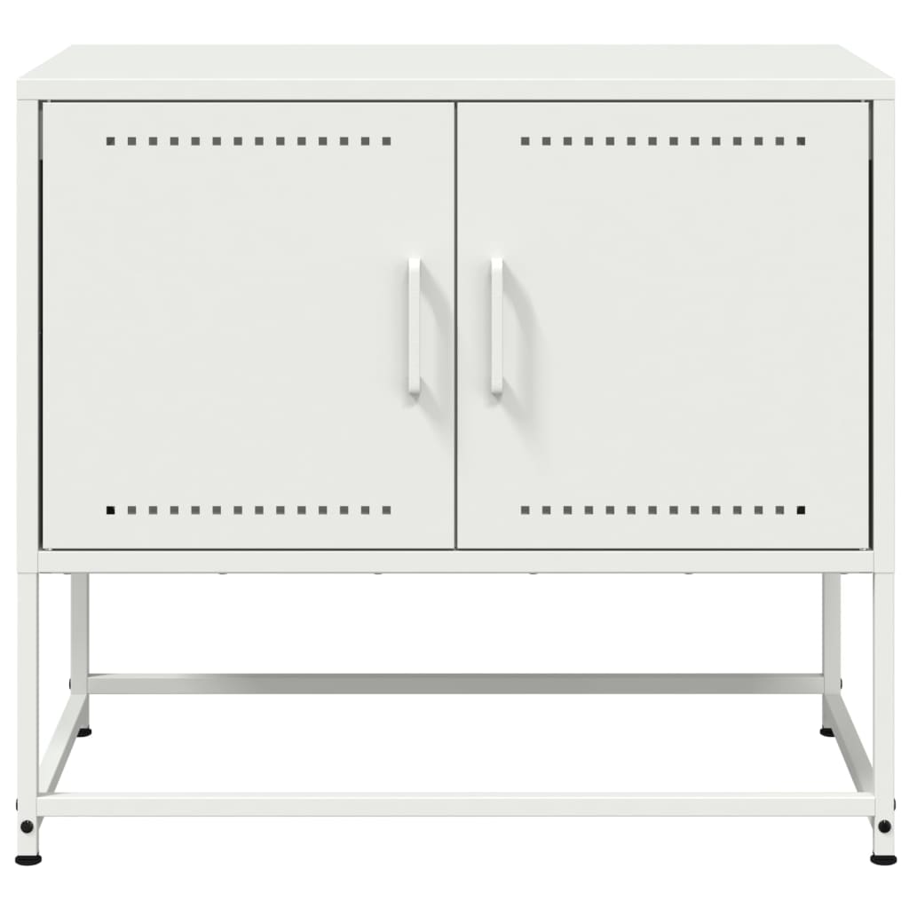 TV Cabinet White 68.5x39x60.5 cm Steel