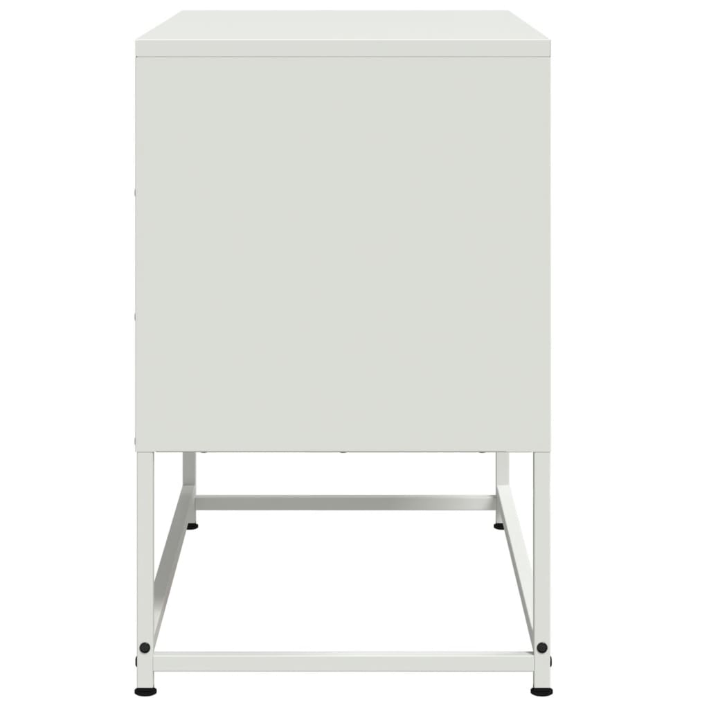 TV Cabinet White 68.5x39x60.5 cm Steel