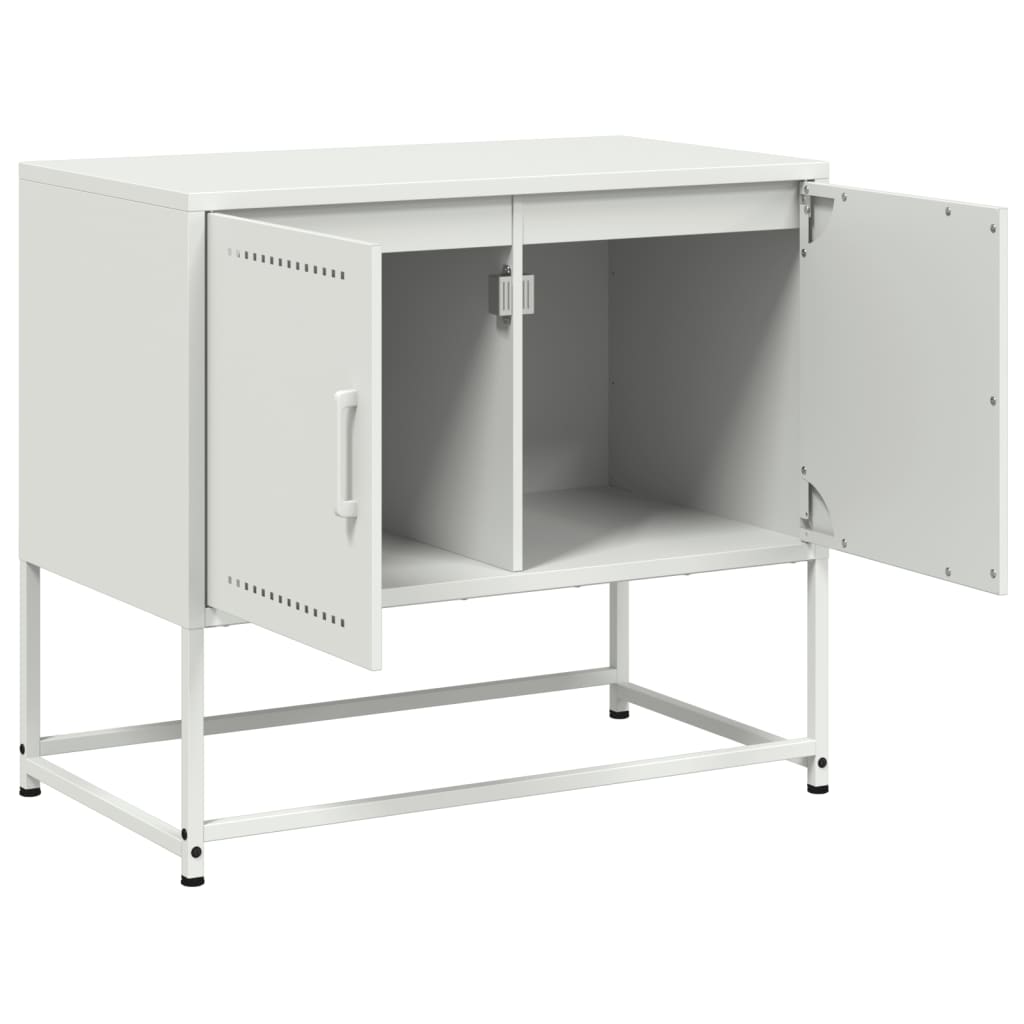 TV Cabinet White 68.5x39x60.5 cm Steel