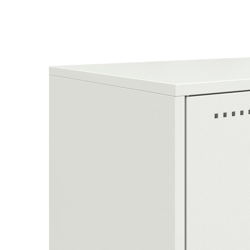 TV Cabinet White 68.5x39x60.5 cm Steel