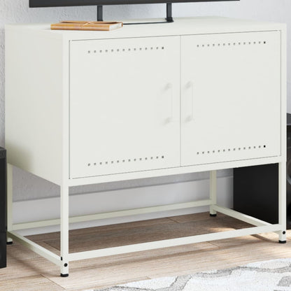 TV Cabinet White 68.5x39x60.5 cm Steel