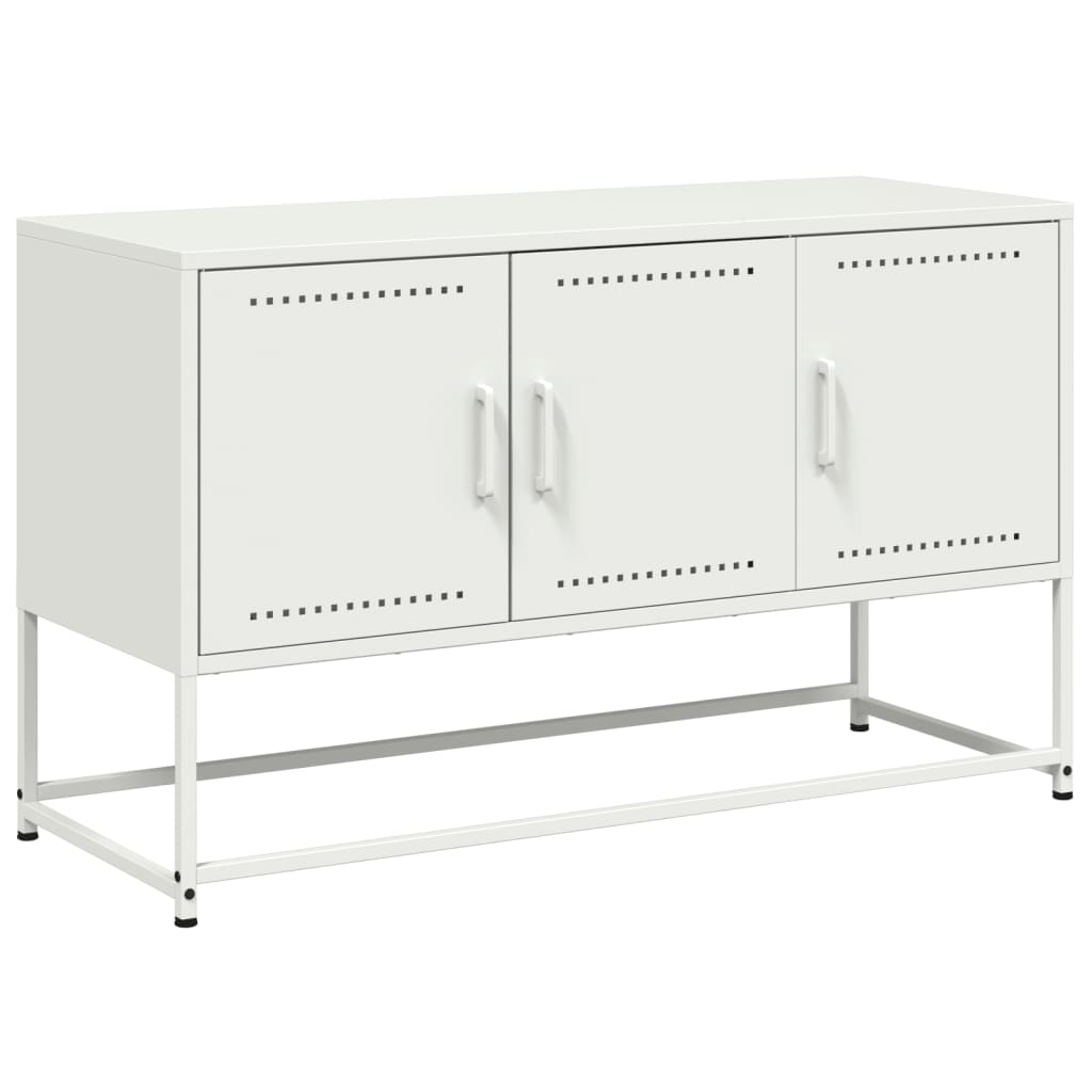 TV Cabinet White 100.5x39x60.5 cm Steel