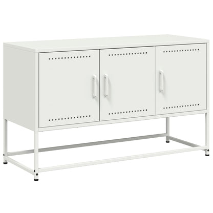 TV Cabinet White 100.5x39x60.5 cm Steel