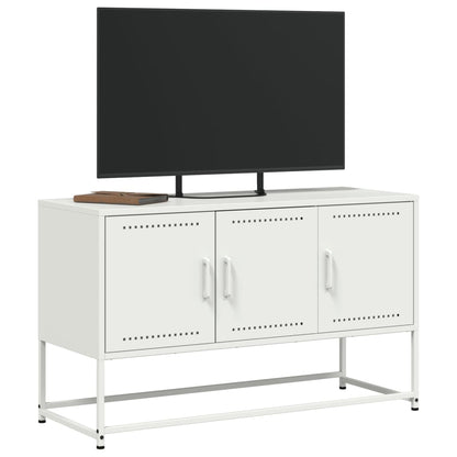 TV Cabinet White 100.5x39x60.5 cm Steel