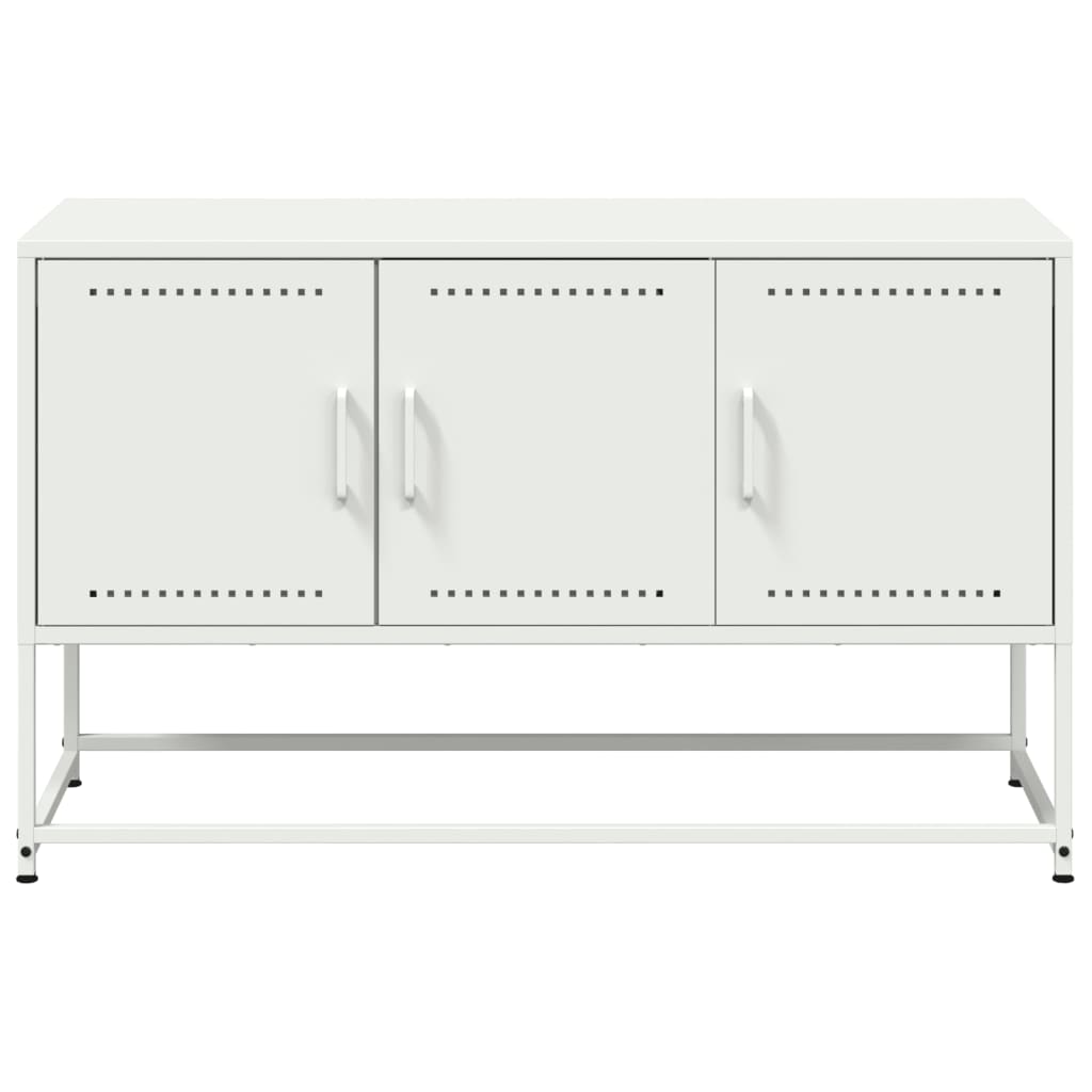 TV Cabinet White 100.5x39x60.5 cm Steel