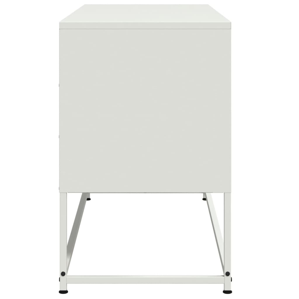 TV Cabinet White 100.5x39x60.5 cm Steel