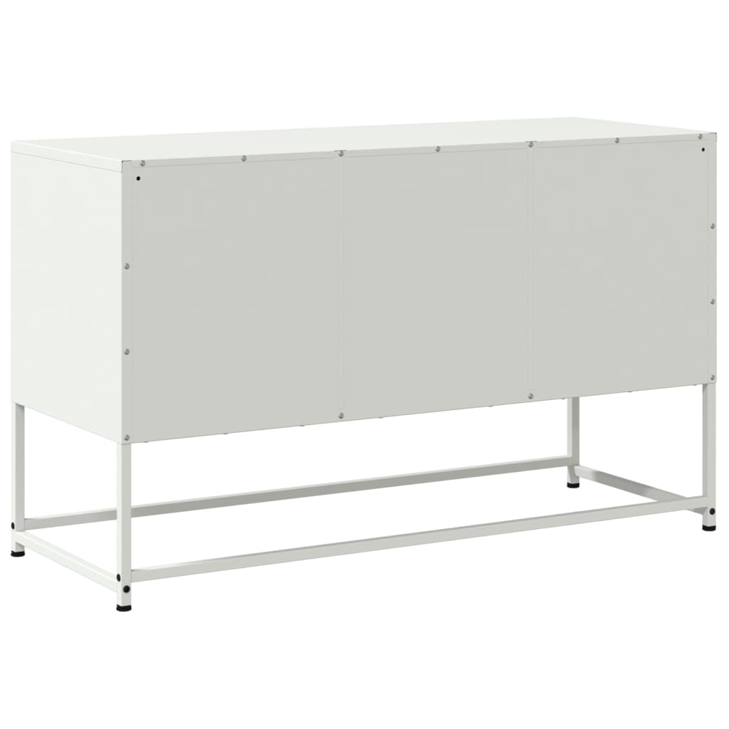 TV Cabinet White 100.5x39x60.5 cm Steel