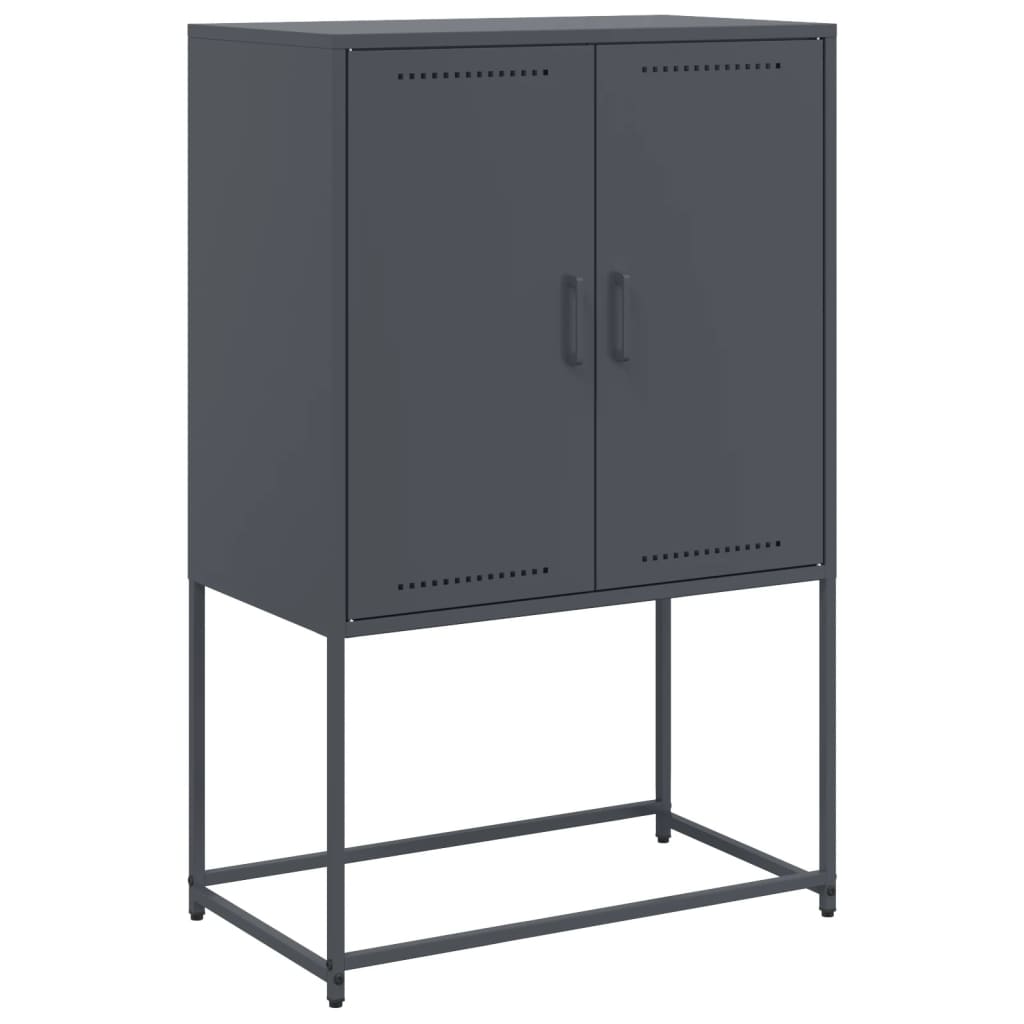 TV Cabinet Black 68x39x60.5 cm Steel