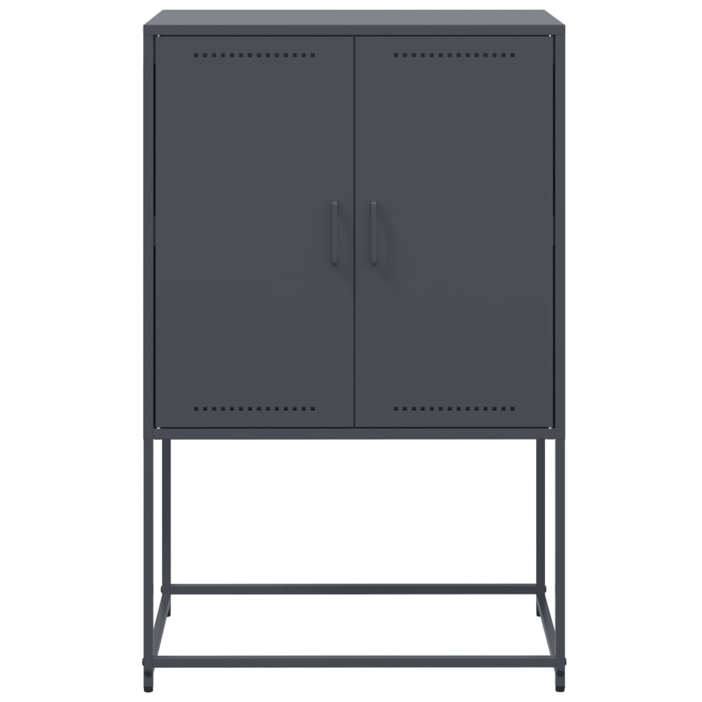 TV Cabinet Black 68x39x60.5 cm Steel