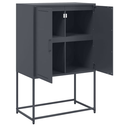 TV Cabinet Black 68x39x60.5 cm Steel