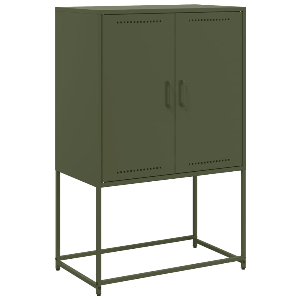 TV Cabinet Olive Green 68x39x60.5 cm Steel