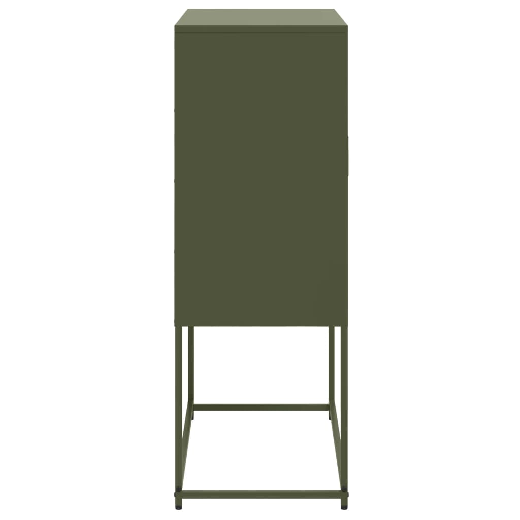 TV Cabinet Olive Green 68x39x60.5 cm Steel