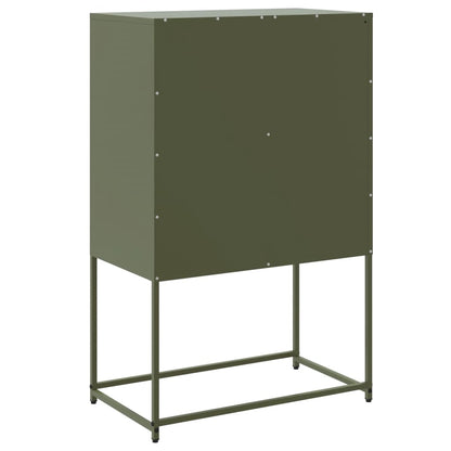 TV Cabinet Olive Green 68x39x60.5 cm Steel