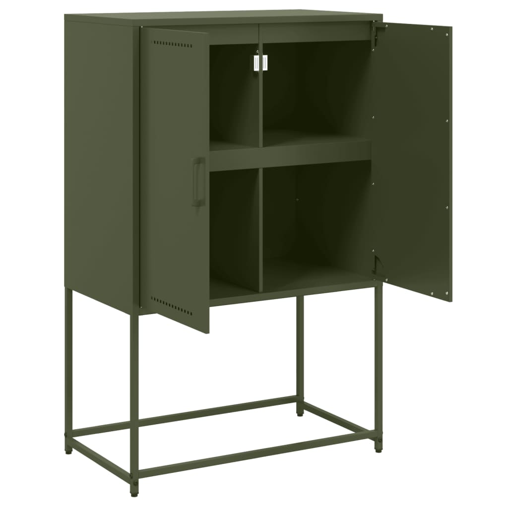 TV Cabinet Olive Green 68x39x60.5 cm Steel