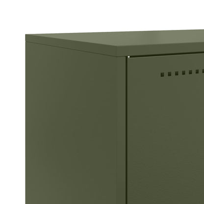 TV Cabinet Olive Green 68x39x60.5 cm Steel