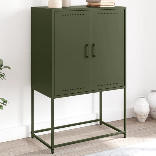 TV Cabinet Olive Green 68x39x60.5 cm Steel