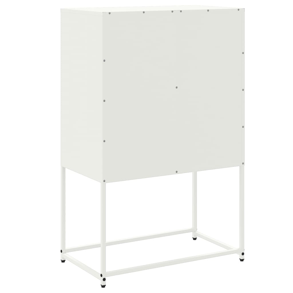 TV Cabinet White 68x39x60.5 cm Steel