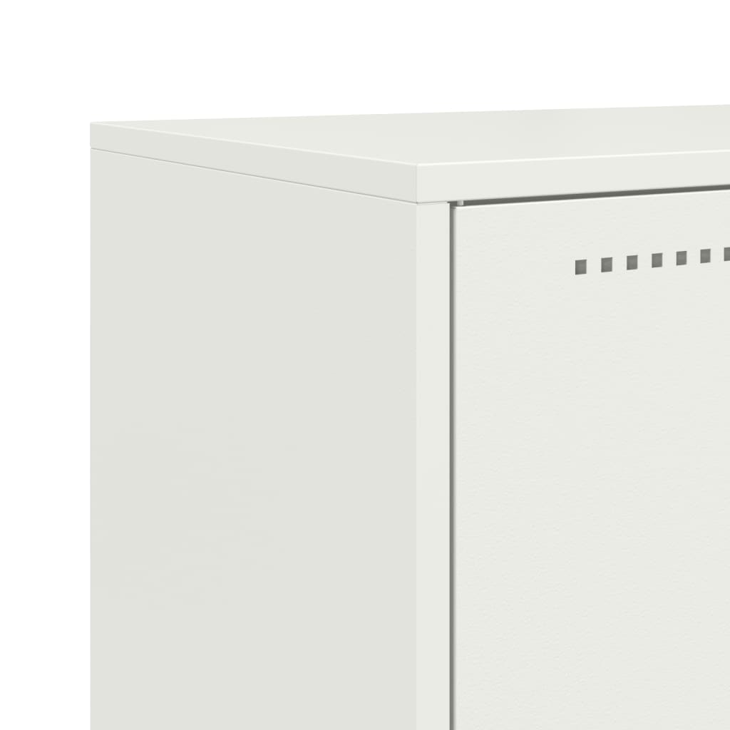 TV Cabinet White 68x39x60.5 cm Steel