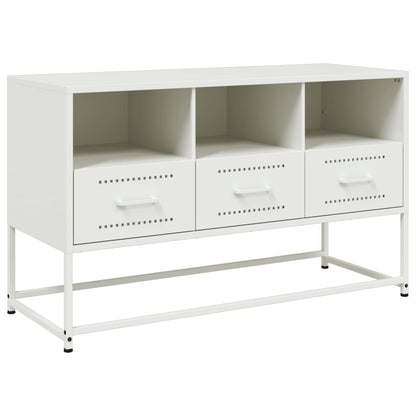 TV Cabinet White 100.5x39x60.5 cm Steel