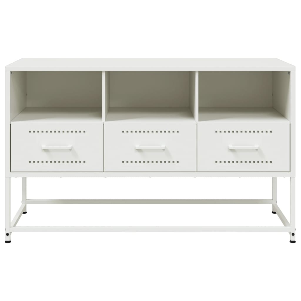 TV Cabinet White 100.5x39x60.5 cm Steel