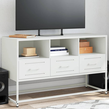 TV Cabinet White 100.5x39x60.5 cm Steel