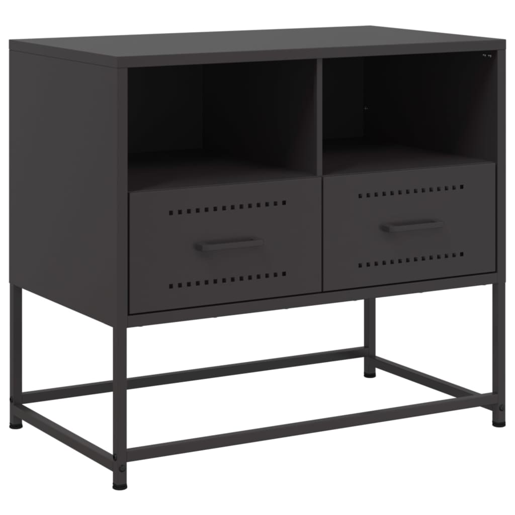 TV Cabinet Black 68x39x60.5 cm Steel