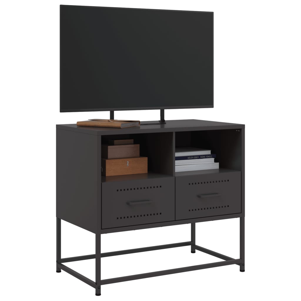 TV Cabinet Black 68x39x60.5 cm Steel