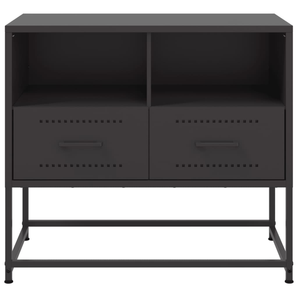 TV Cabinet Black 68x39x60.5 cm Steel