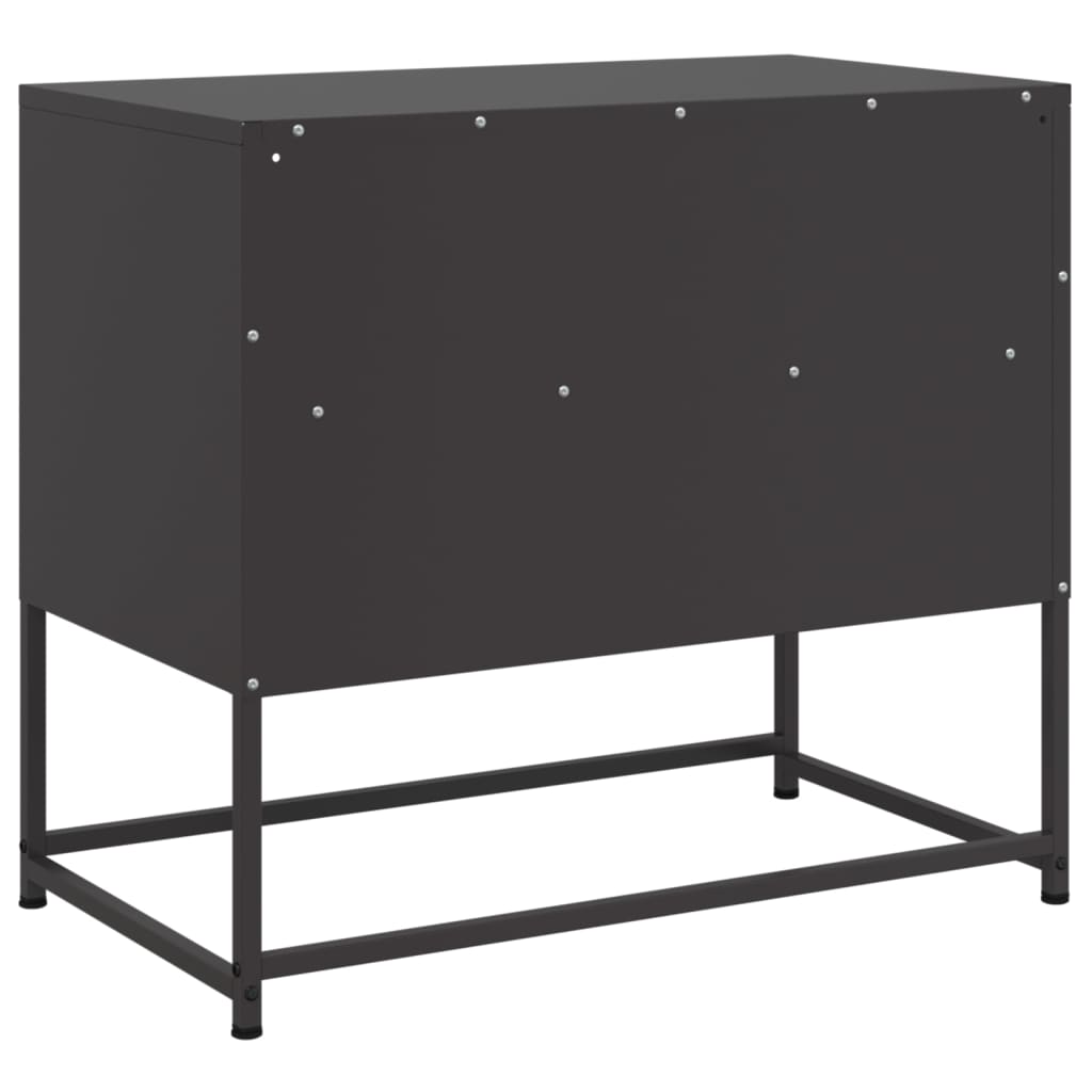 TV Cabinet Black 68x39x60.5 cm Steel